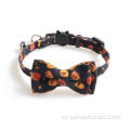 Halloween Luxury Cloth Pet Cat Boind Collar